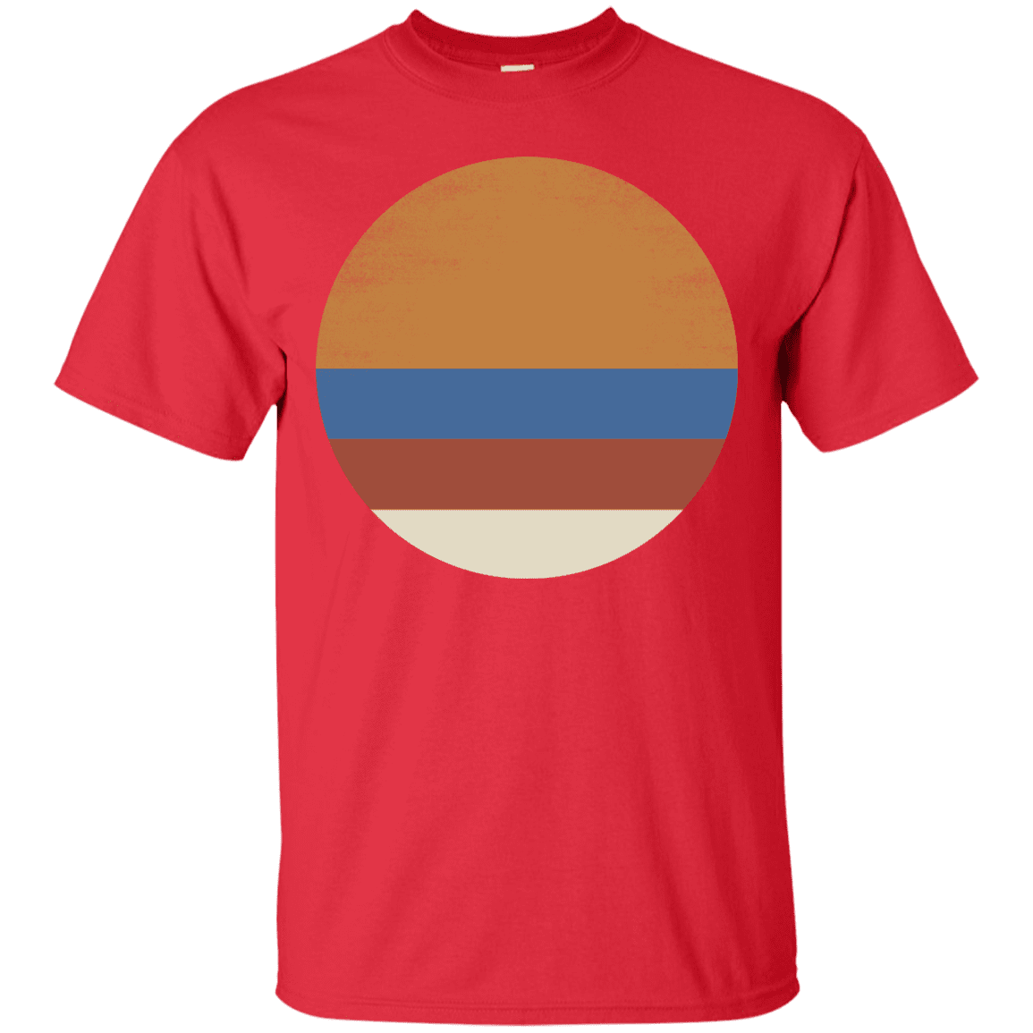 T-Shirts Red / S 70s Sun T-Shirt