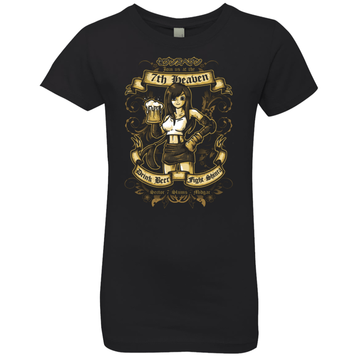 T-Shirts Black / YXS 7TH HEAVEN Girls Premium T-Shirt
