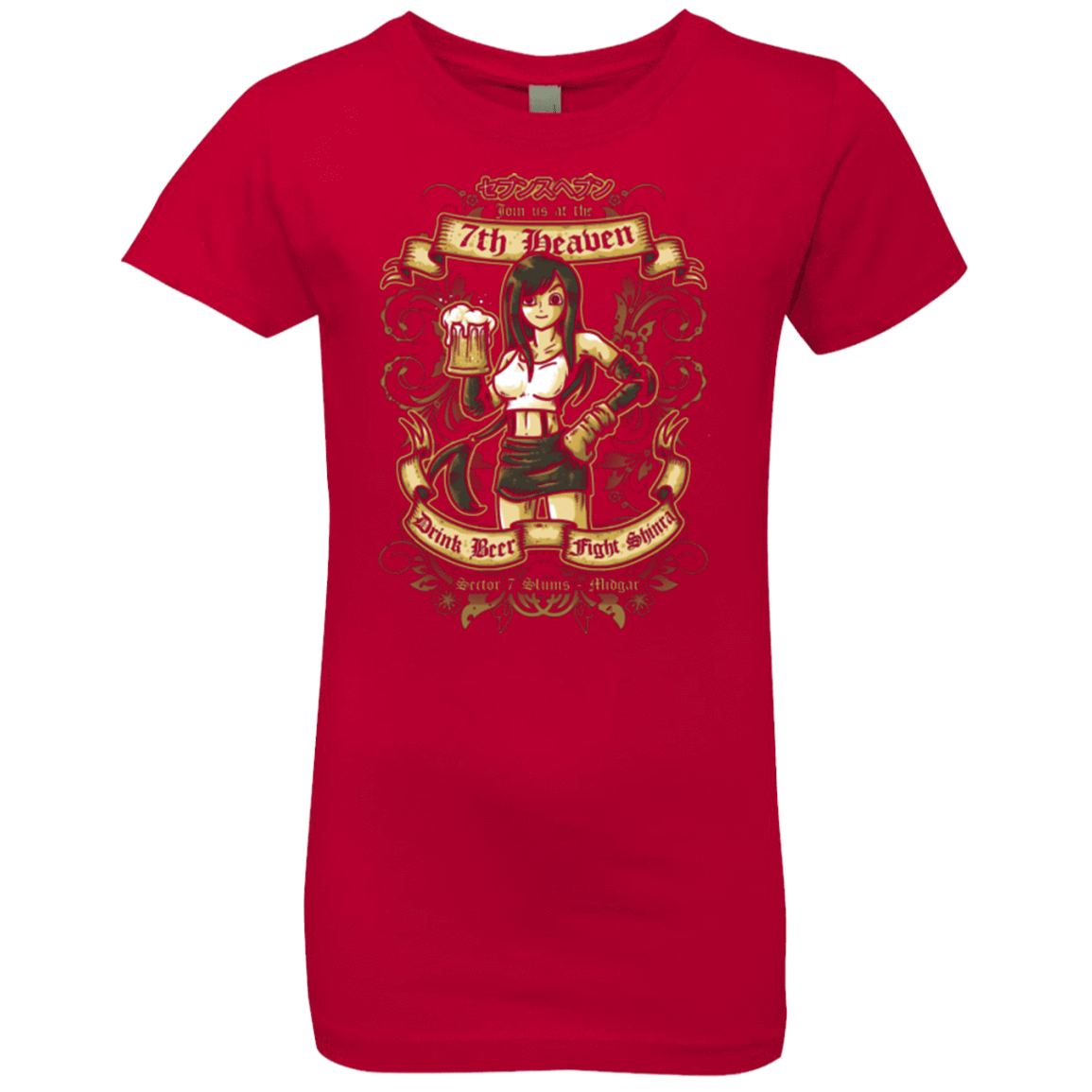 T-Shirts Red / YXS 7TH HEAVEN Girls Premium T-Shirt