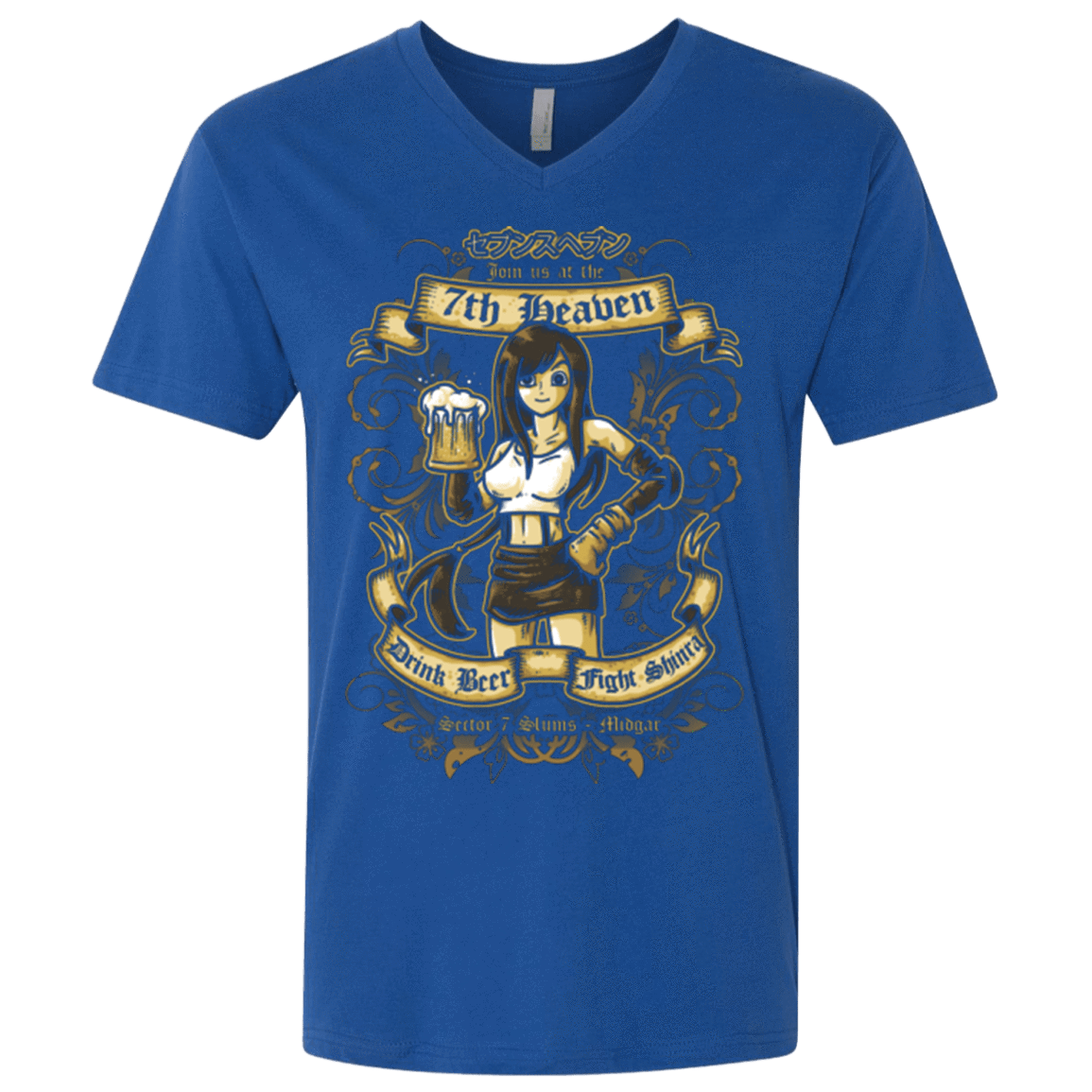 T-Shirts Royal / X-Small 7TH HEAVEN Men's Premium V-Neck