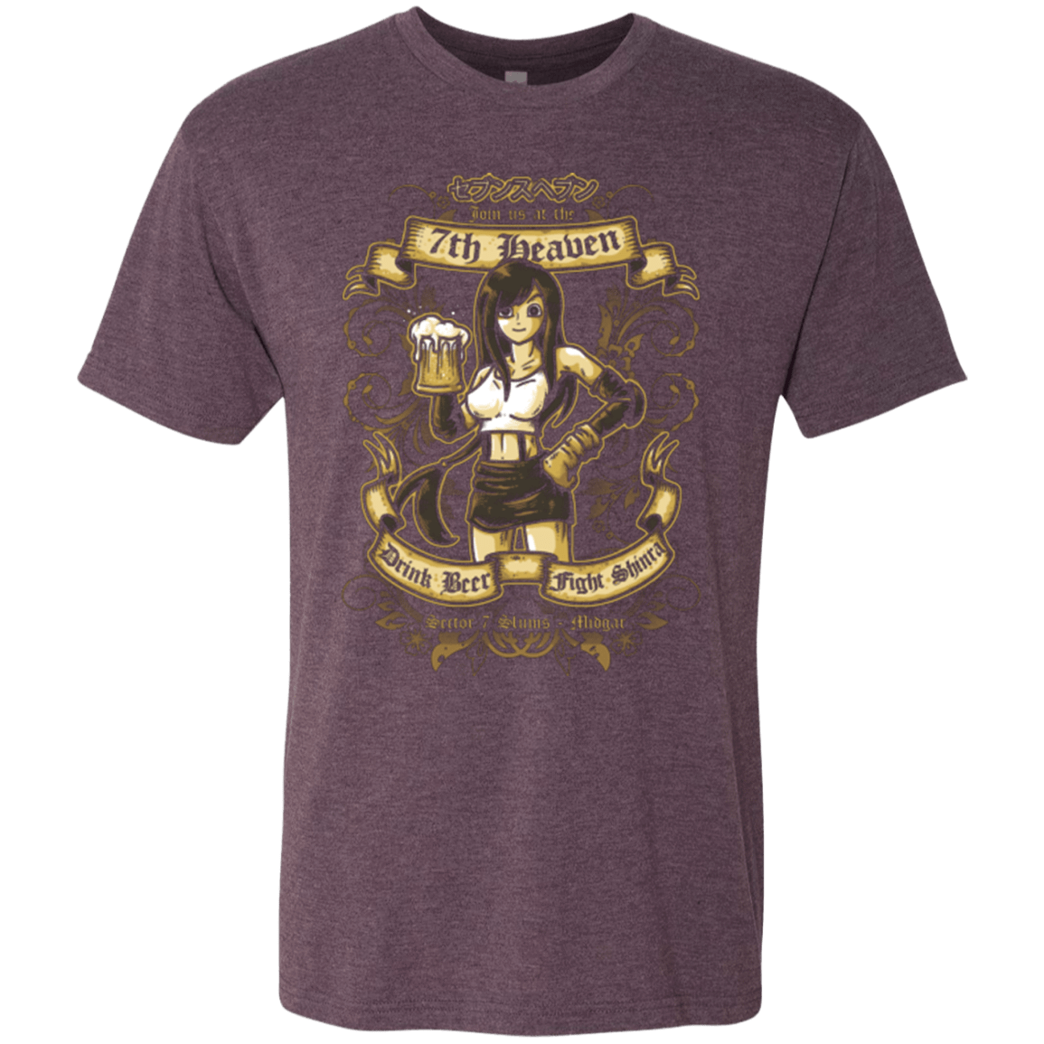 T-Shirts Vintage Purple / Small 7TH HEAVEN Men's Triblend T-Shirt