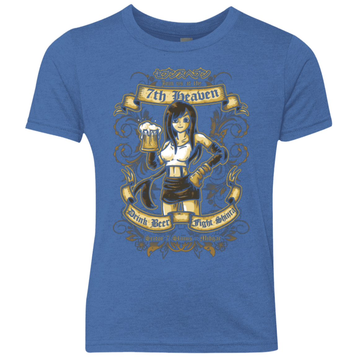 T-Shirts Vintage Royal / YXS 7TH HEAVEN Youth Triblend T-Shirt