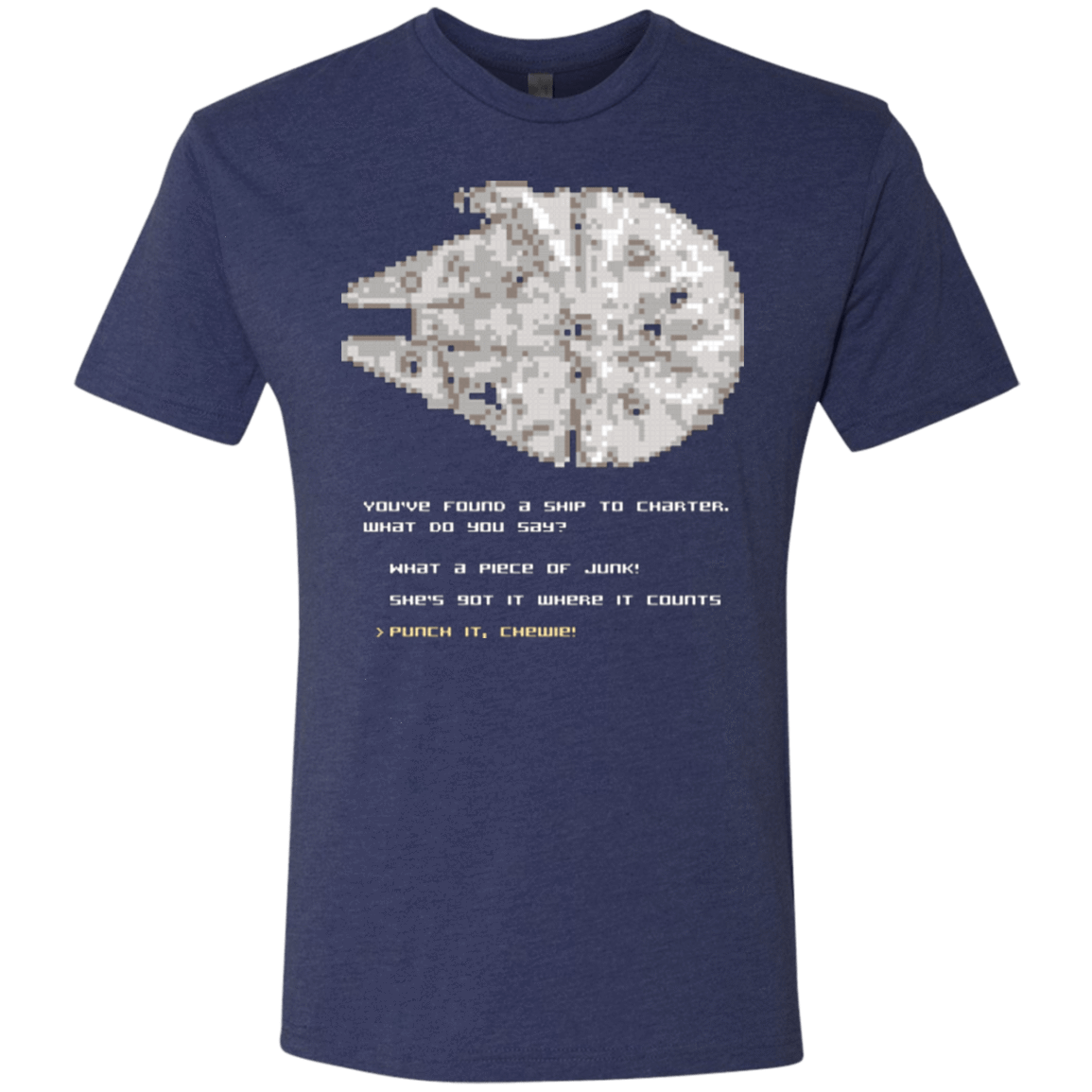 T-Shirts Vintage Navy / Small 8-Bit Charter Men's Triblend T-Shirt
