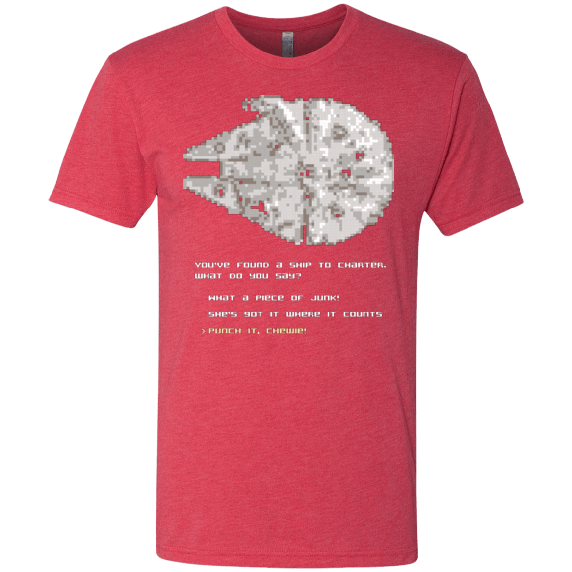 T-Shirts Vintage Red / Small 8-Bit Charter Men's Triblend T-Shirt