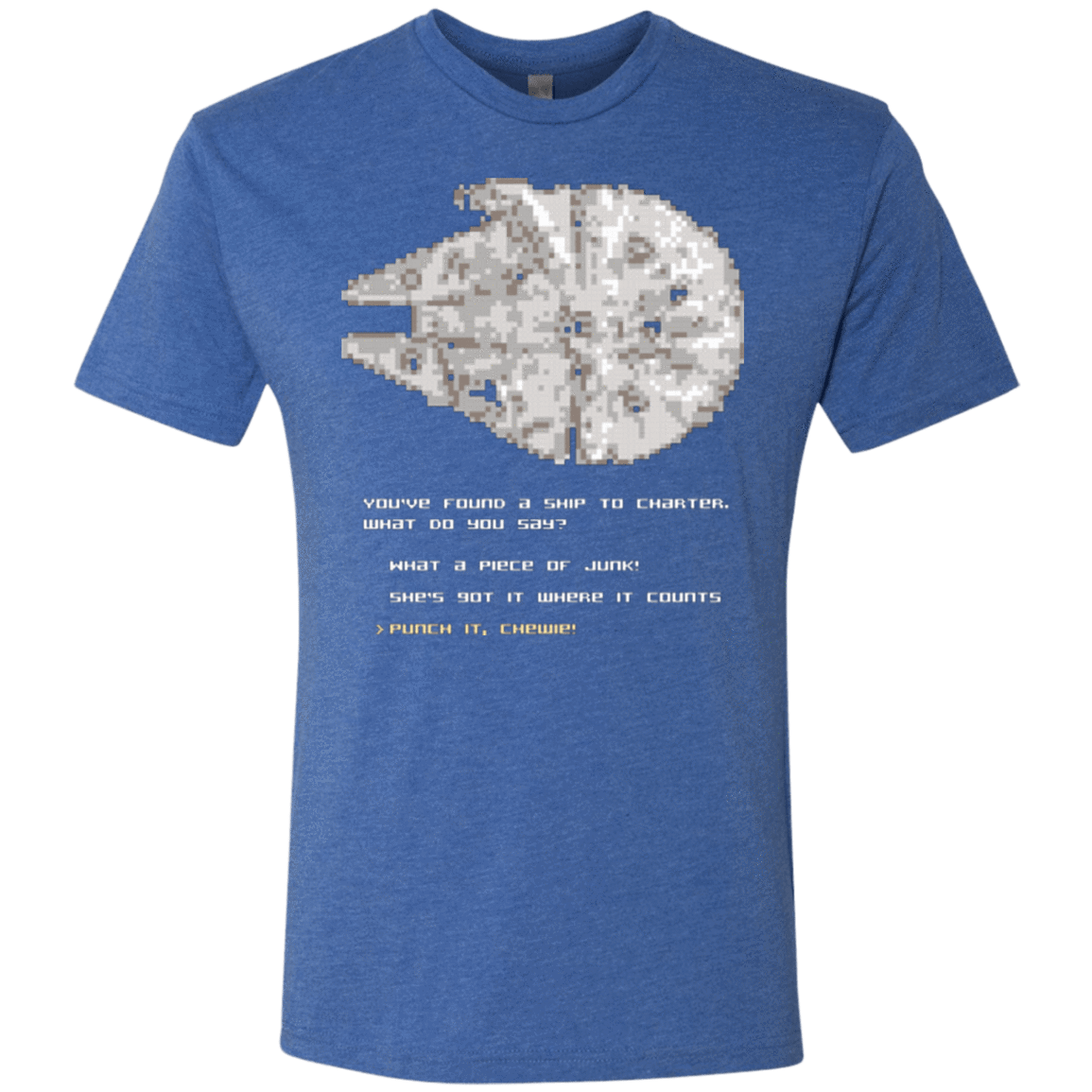 T-Shirts Vintage Royal / Small 8-Bit Charter Men's Triblend T-Shirt