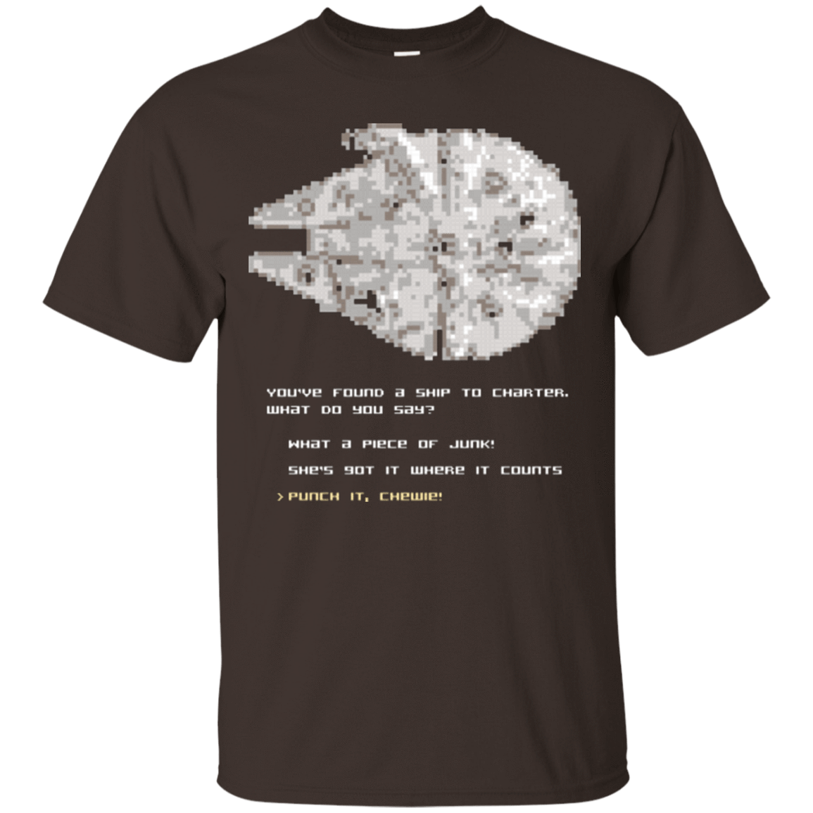 T-Shirts Dark Chocolate / Small 8-Bit Charter T-Shirt