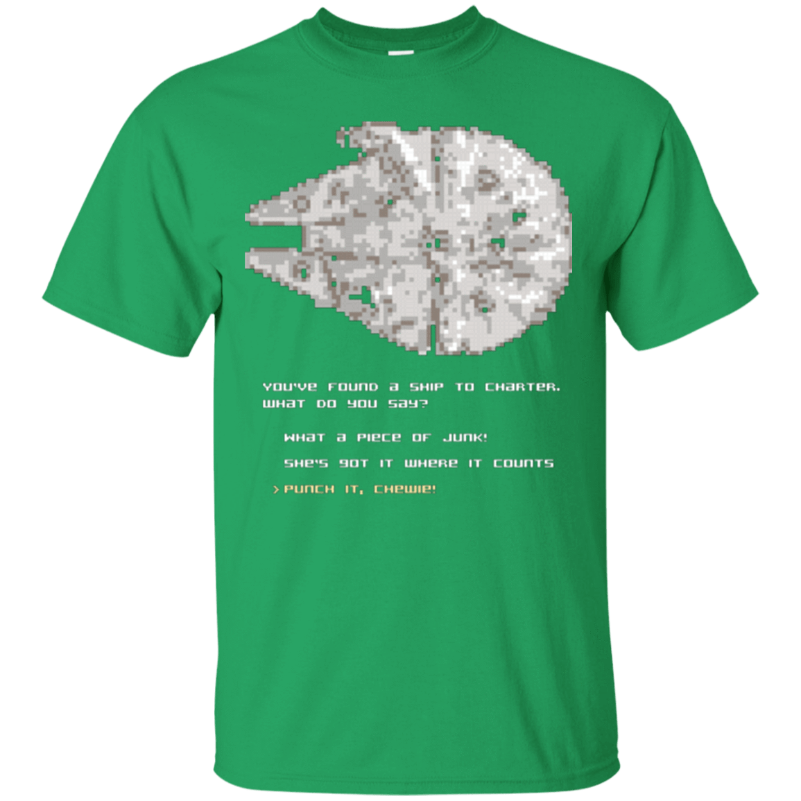 T-Shirts Irish Green / Small 8-Bit Charter T-Shirt