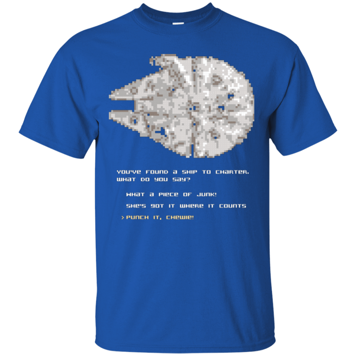 T-Shirts Royal / Small 8-Bit Charter T-Shirt