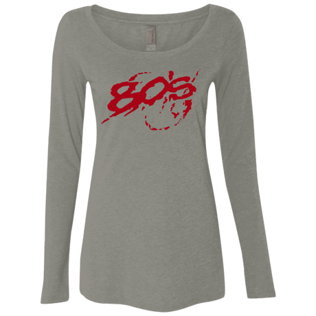 T-Shirts Venetian Grey / Small 80s 300 Women's Triblend Long Sleeve Shirt