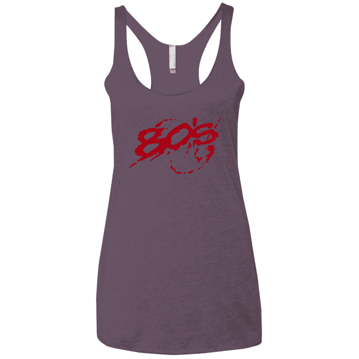 T-Shirts Vintage Purple / X-Small 80s 300 Women's Triblend Racerback Tank