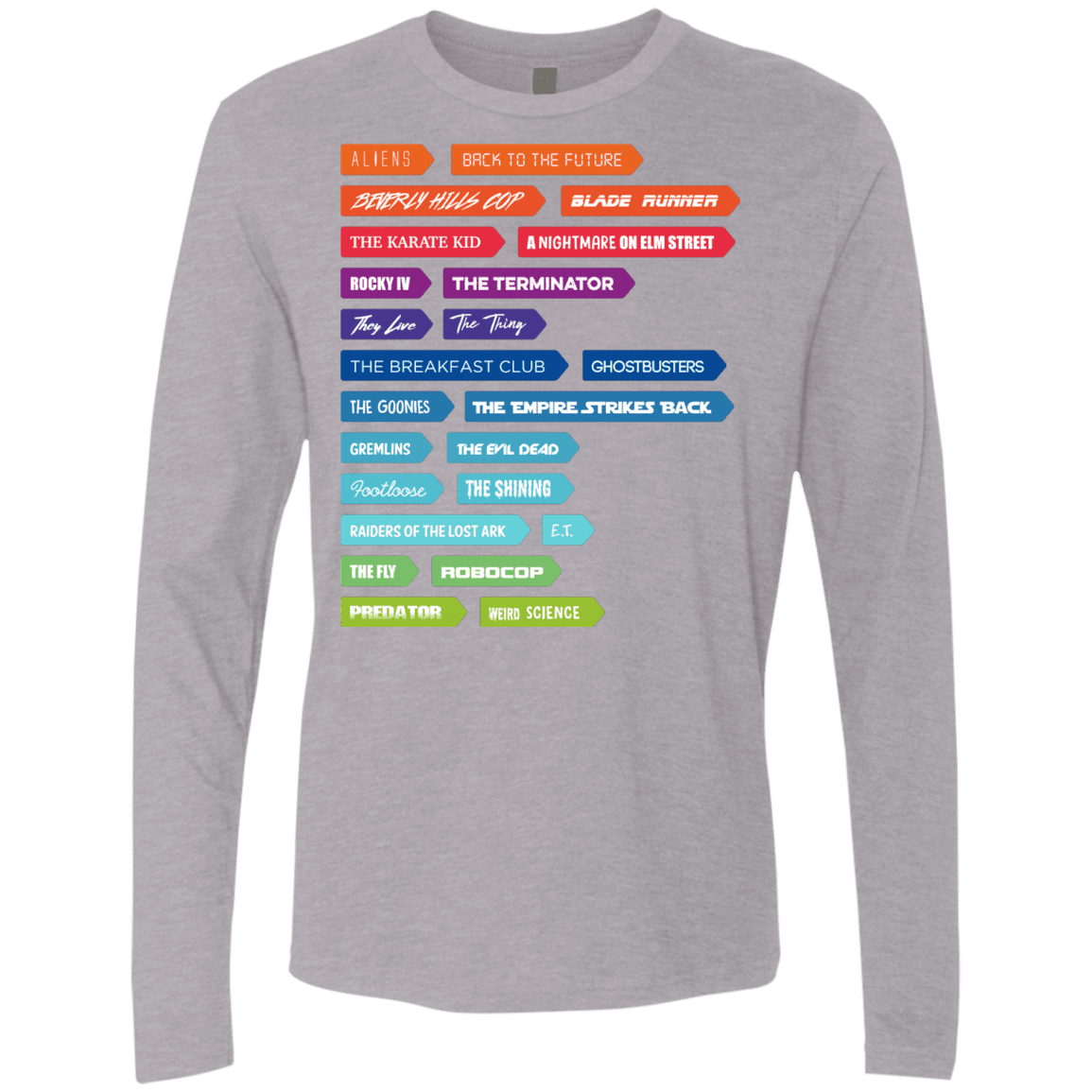 T-Shirts Heather Grey / S 80s Classics Men's Premium Long Sleeve