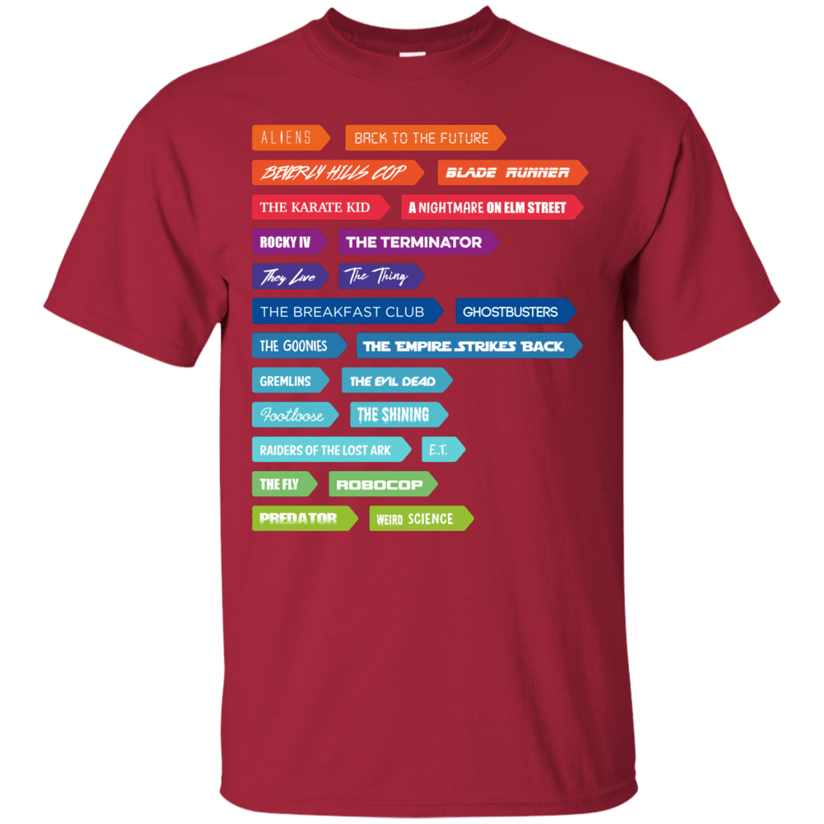 T-Shirts Cardinal / S 80s Classics T-Shirt