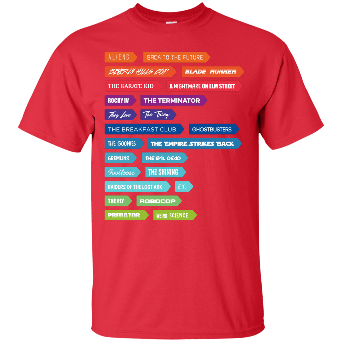 T-Shirts Red / S 80s Classics T-Shirt