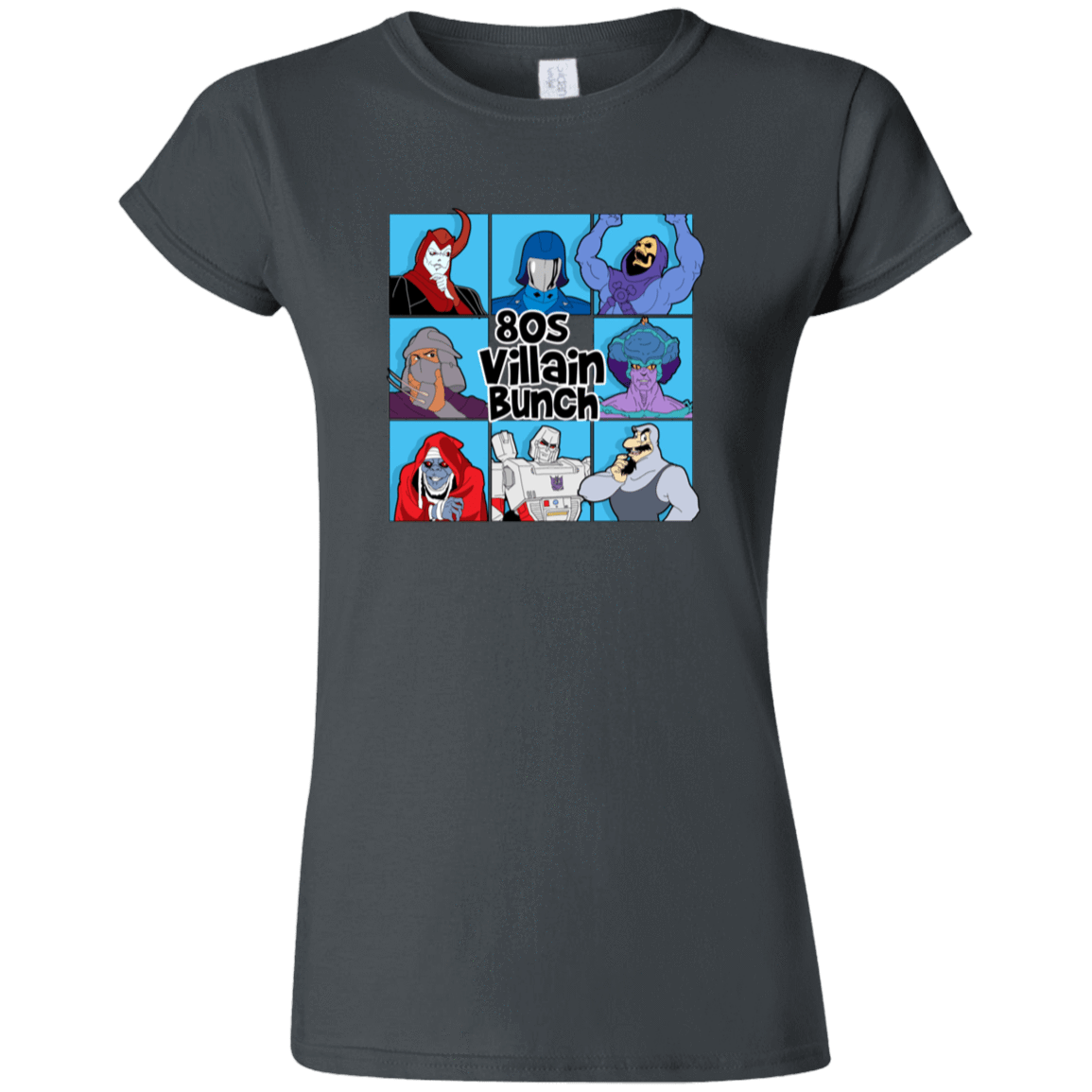 T-Shirts Charcoal / S 80s Villians Bunch Junior Slimmer-Fit T-Shirt