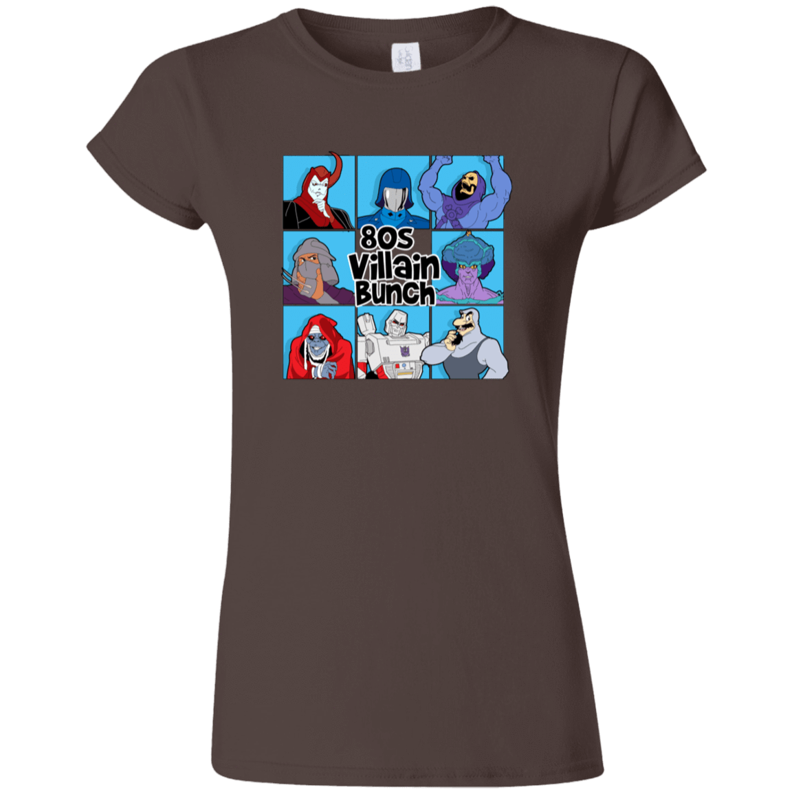 T-Shirts Dark Chocolate / S 80s Villians Bunch Junior Slimmer-Fit T-Shirt