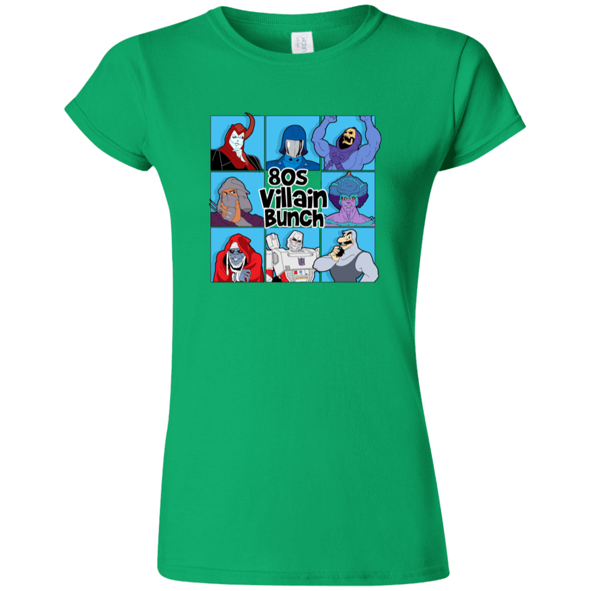 T-Shirts Irish Green / S 80s Villians Bunch Junior Slimmer-Fit T-Shirt