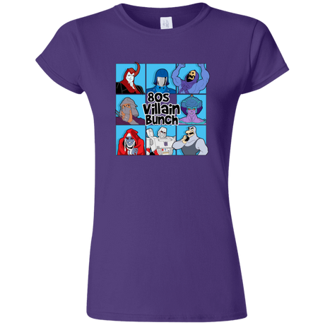 T-Shirts Purple / S 80s Villians Bunch Junior Slimmer-Fit T-Shirt