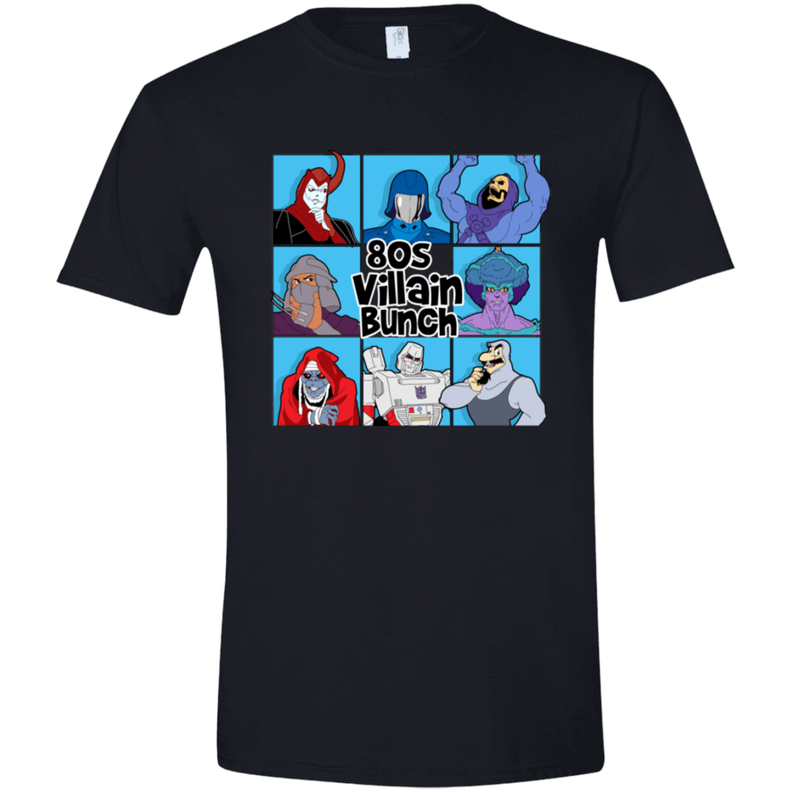 T-Shirts Black / S 80s Villians Bunch Men's Semi-Fitted Softstyle