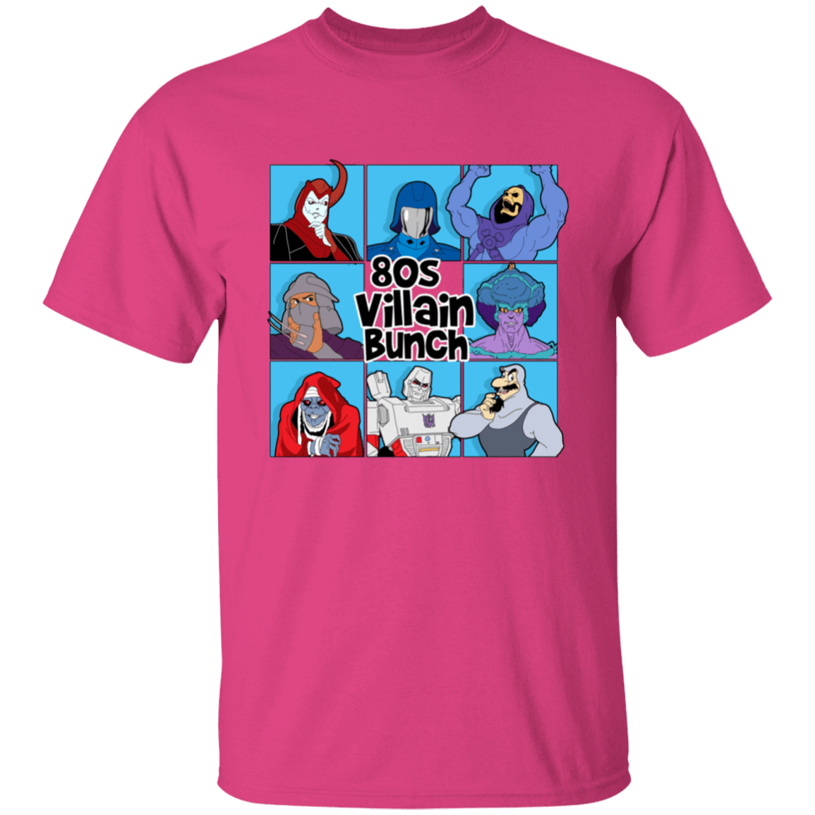 T-Shirts Heliconia / S 80s Villians Bunch T-Shirt