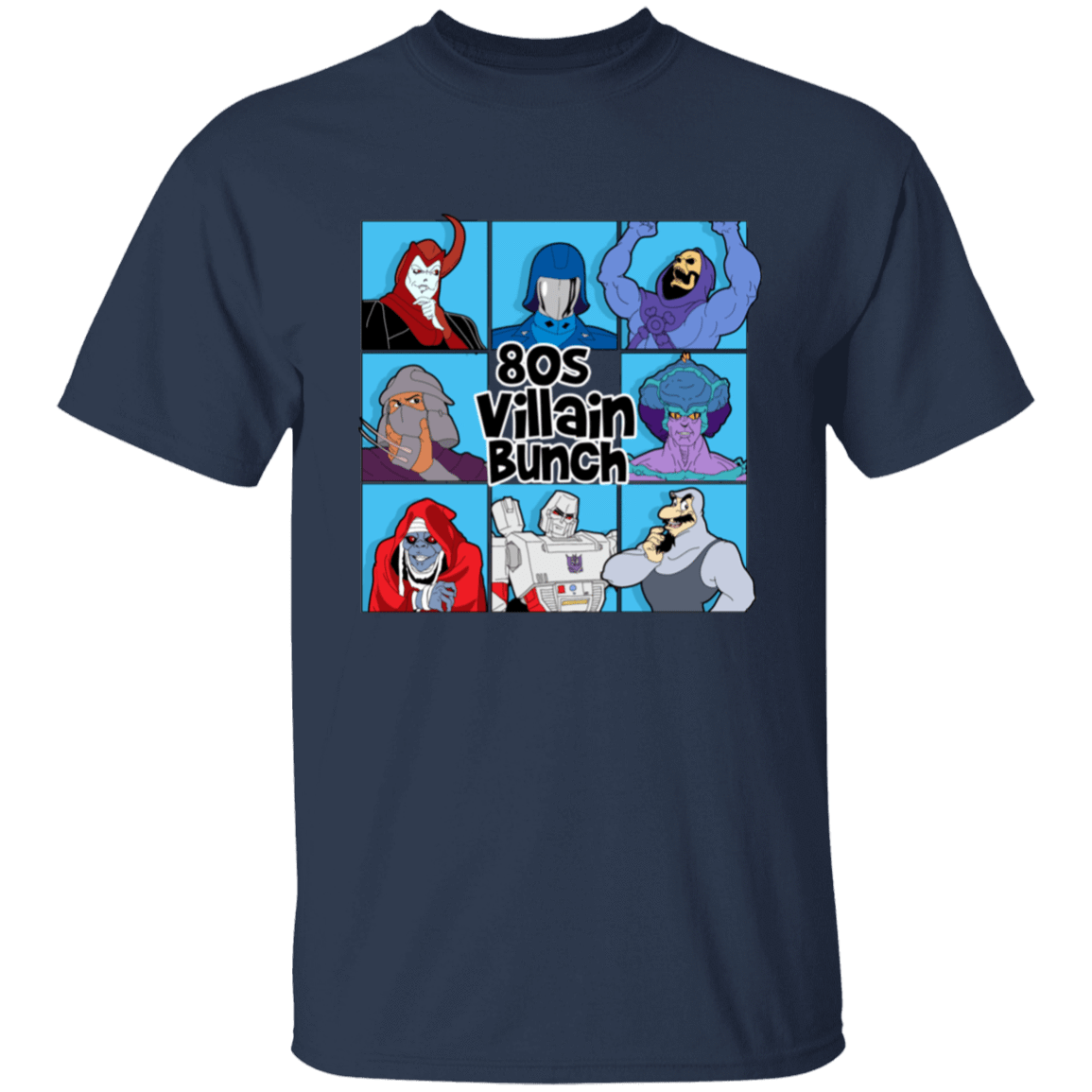 T-Shirts Navy / S 80s Villians Bunch T-Shirt