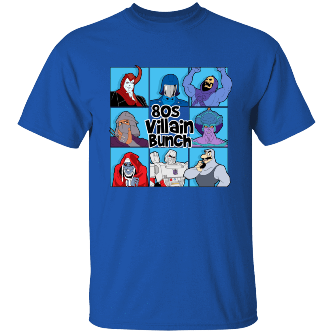 T-Shirts Royal / S 80s Villians Bunch T-Shirt