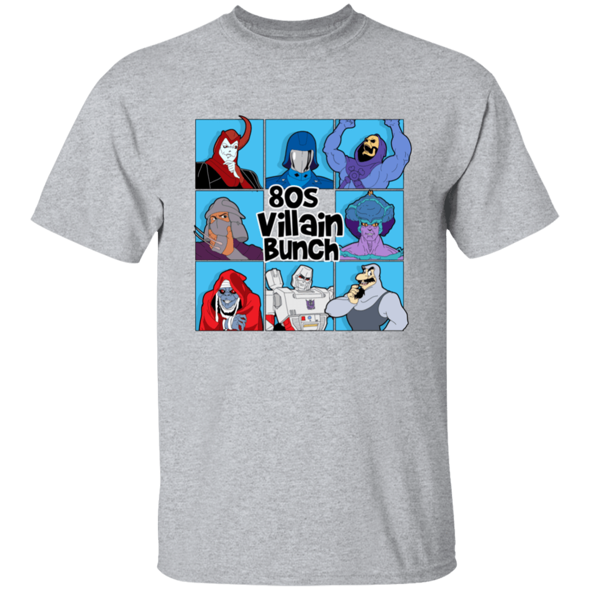 T-Shirts Sport Grey / S 80s Villians Bunch T-Shirt