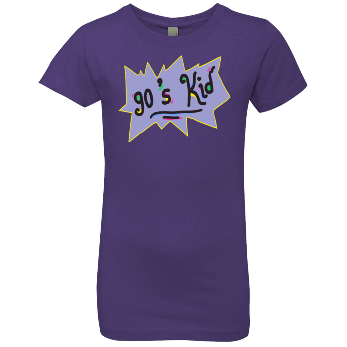 T-Shirts Purple Rush / YXS 90's Kid Girls Premium T-Shirt