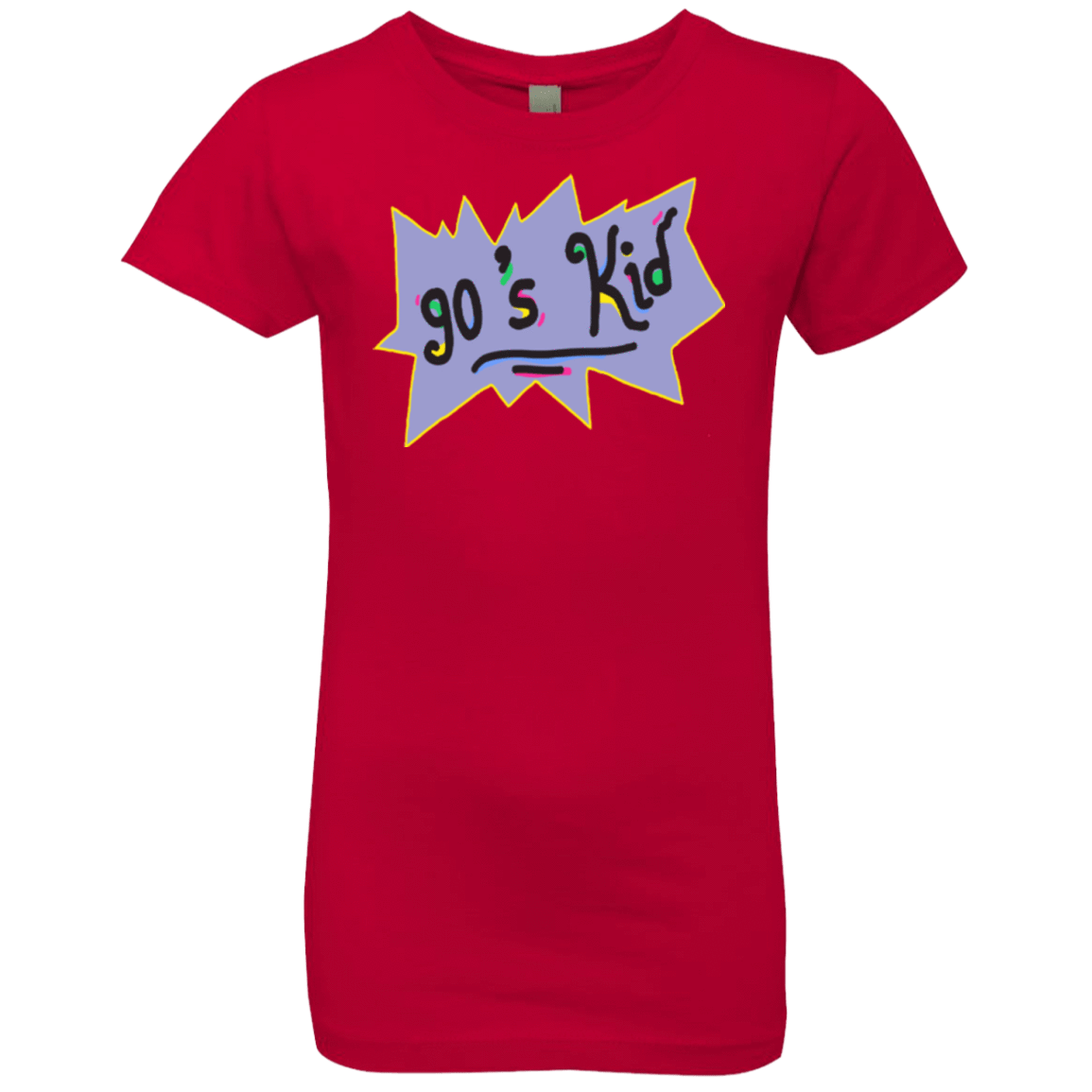 T-Shirts Red / YXS 90's Kid Girls Premium T-Shirt