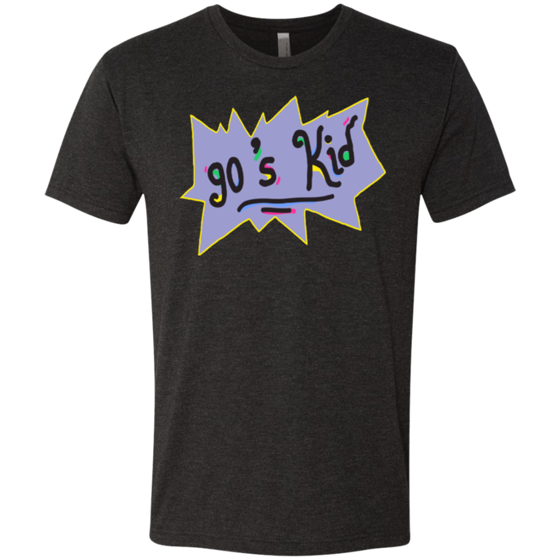 T-Shirts Vintage Black / Small 90's Kid Men's Triblend T-Shirt