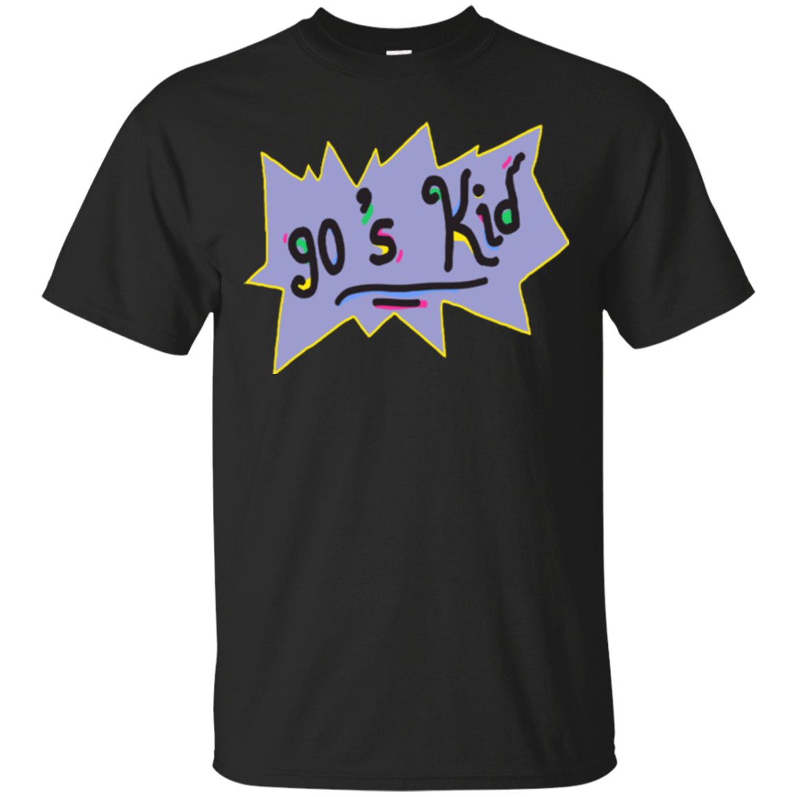 T-Shirts Black / Small 90's Kid T-Shirt