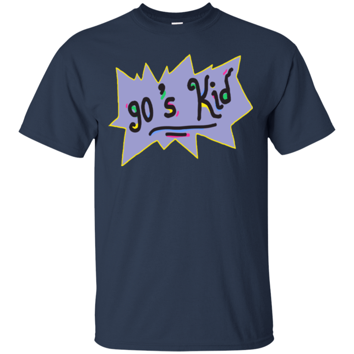T-Shirts Navy / Small 90's Kid T-Shirt