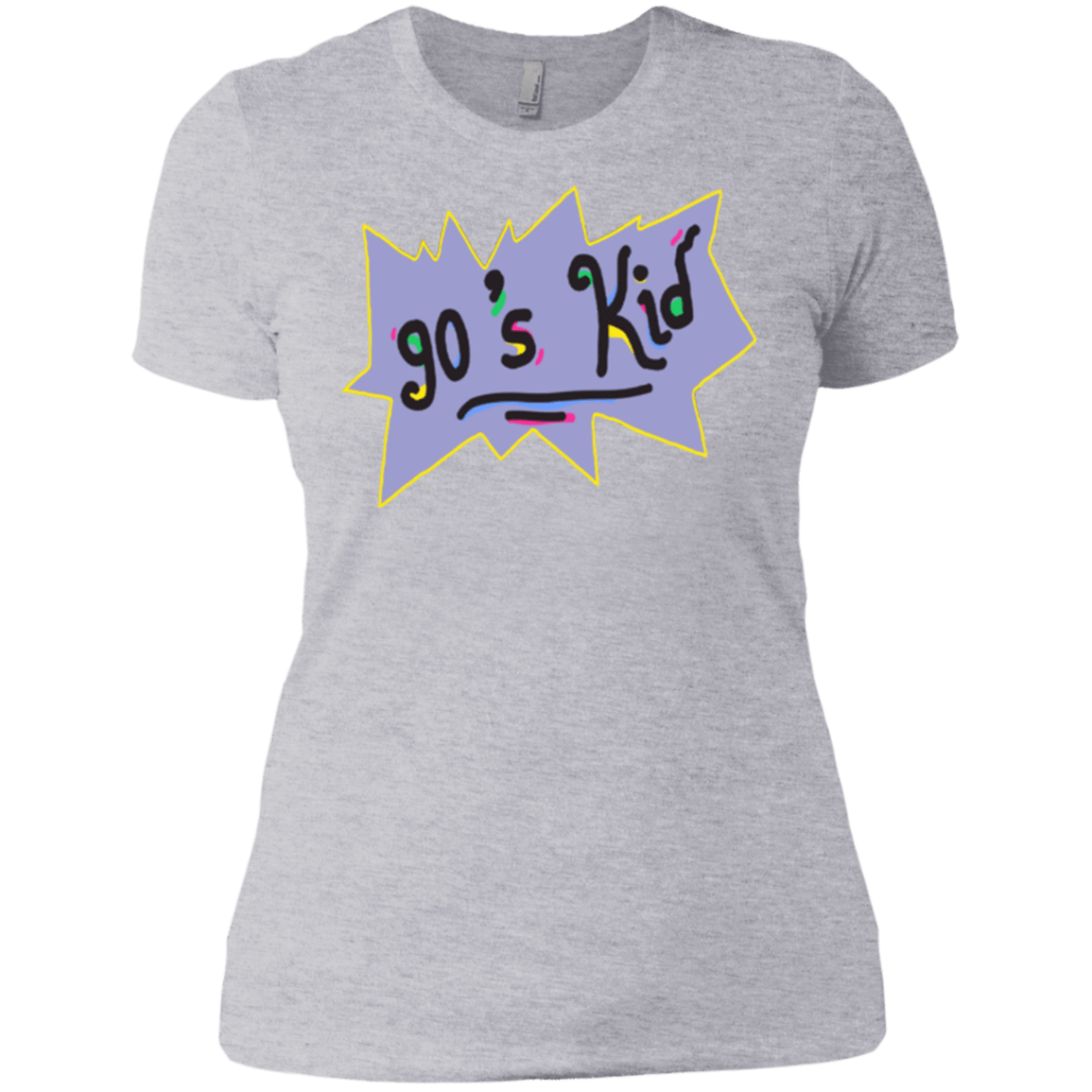 T-Shirts Heather Grey / X-Small 90's Kid Women's Premium T-Shirt