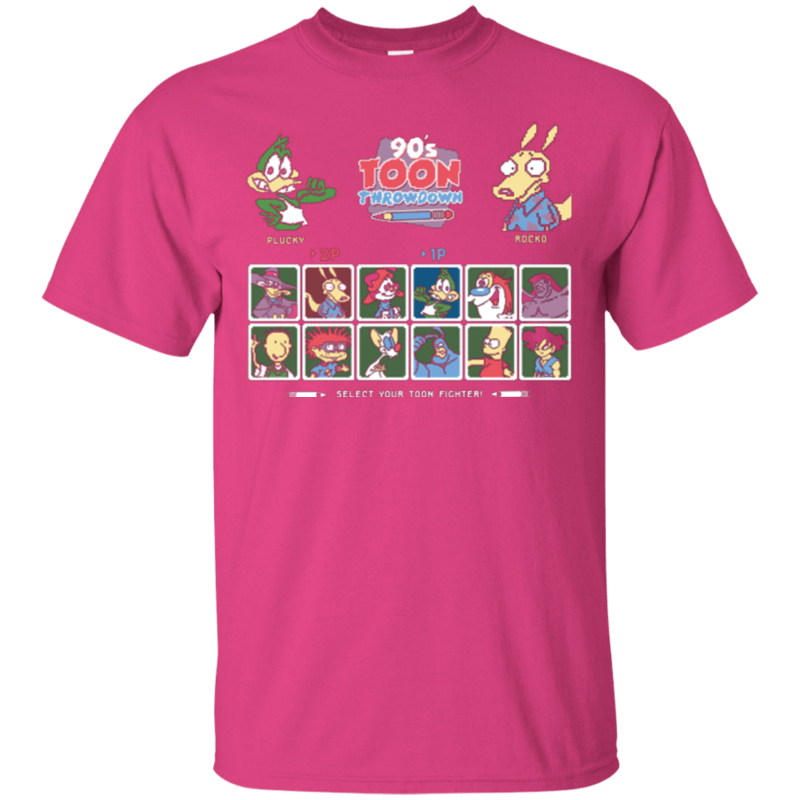 T-Shirts Heliconia / Small 90s Toon Throwdown T-Shirt