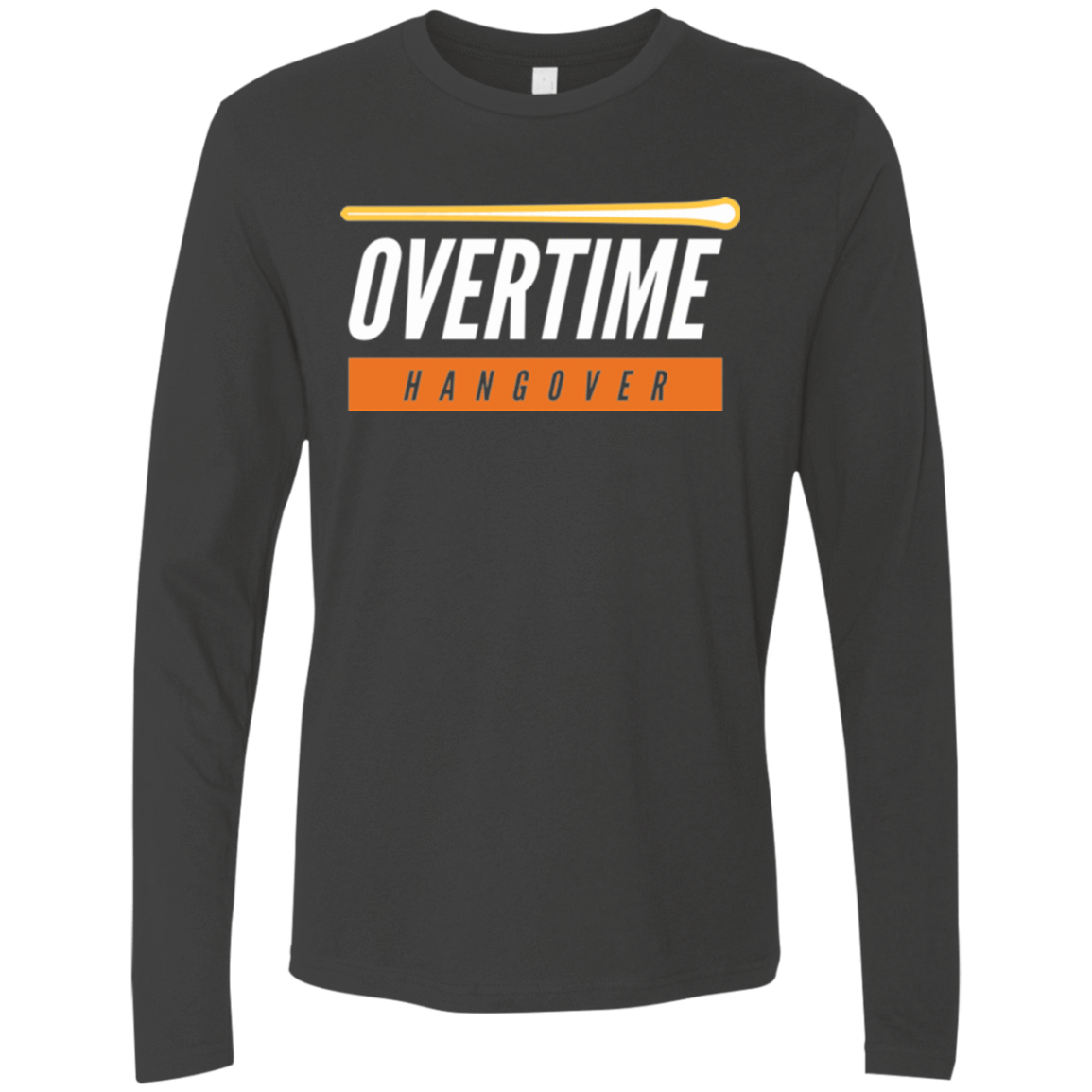 T-Shirts Heavy Metal / Small 99 Percent Hangover Men's Premium Long Sleeve