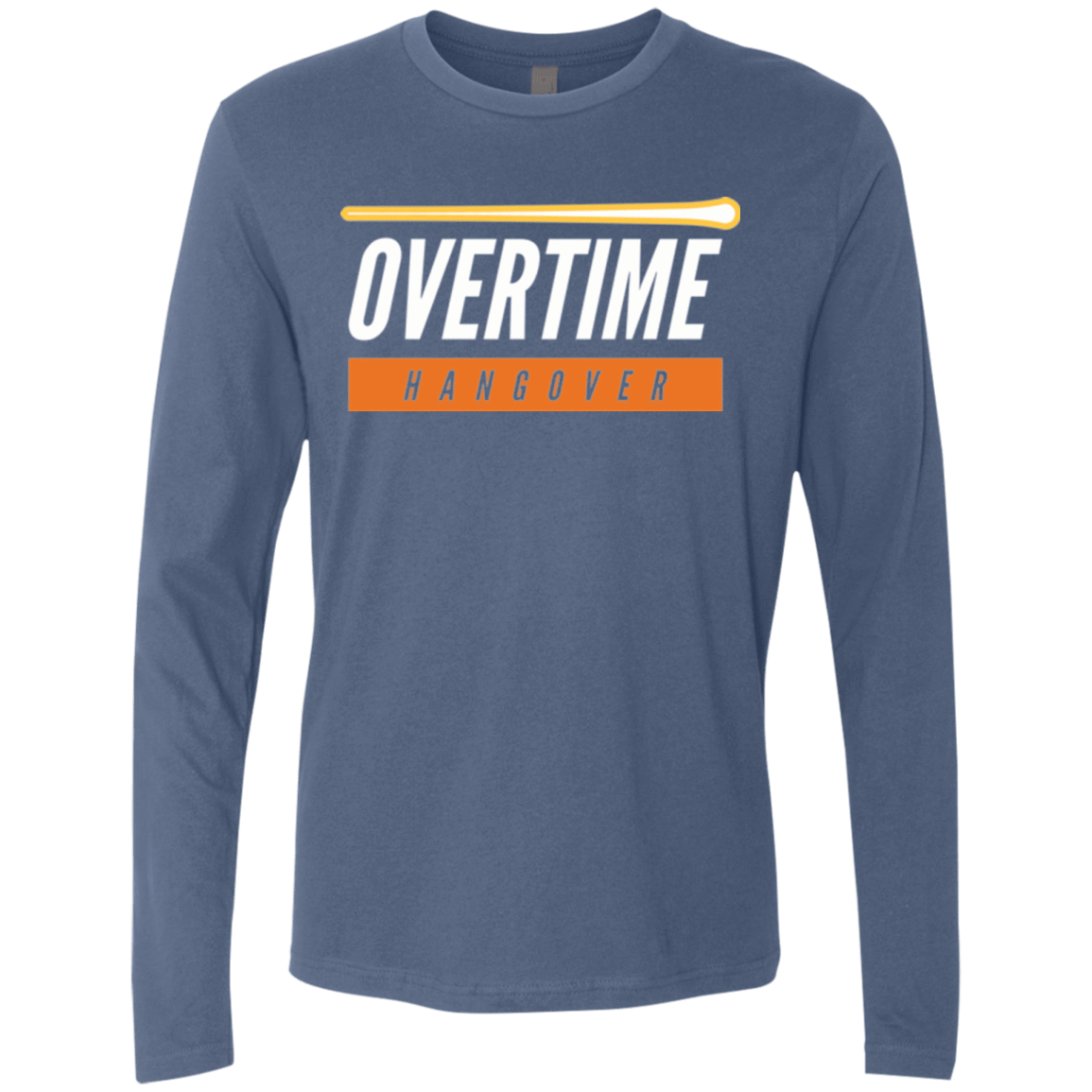 T-Shirts Indigo / Small 99 Percent Hangover Men's Premium Long Sleeve