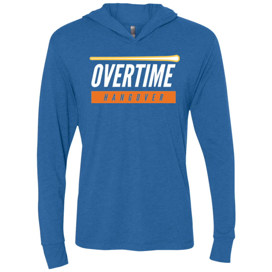 T-Shirts Vintage Royal / X-Small 99 Percent Hangover Triblend Long Sleeve Hoodie Tee