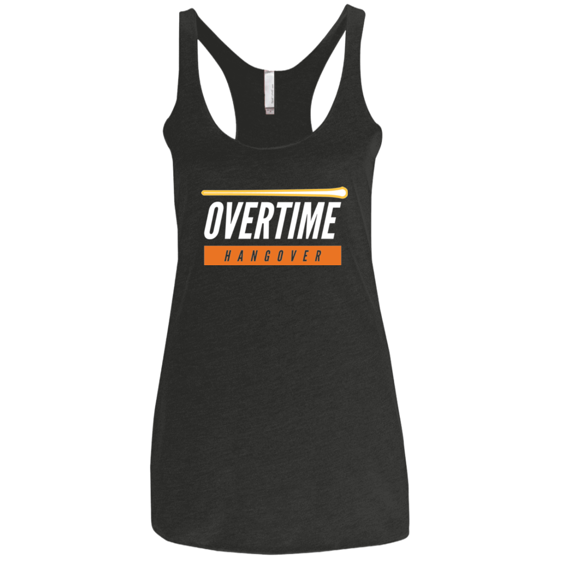 T-Shirts Vintage Black / X-Small 99 Percent Hangover Women's Triblend Racerback Tank