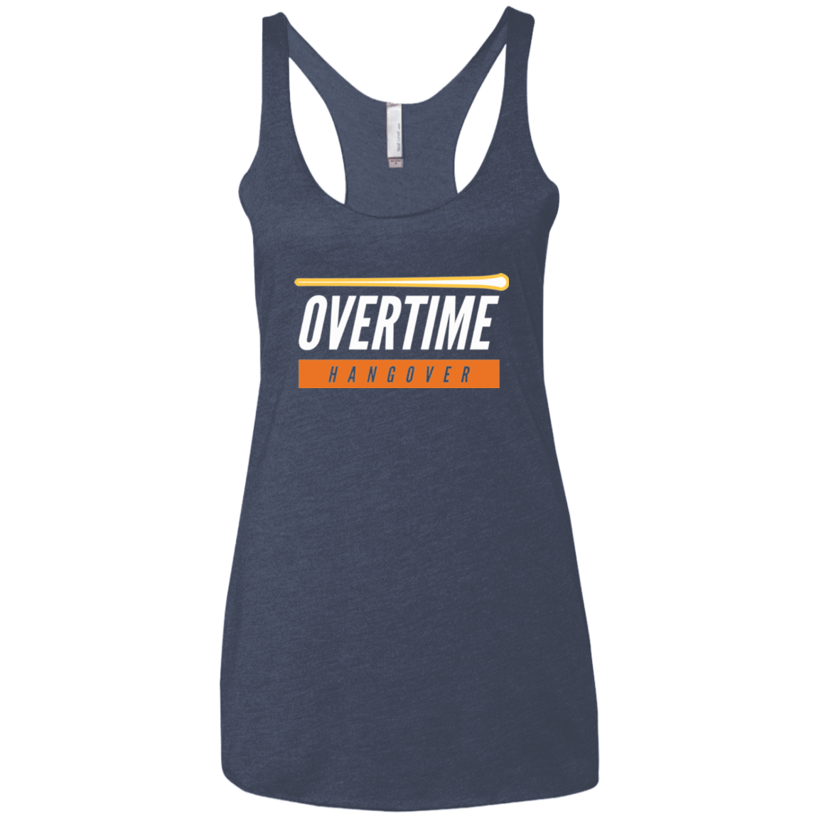 T-Shirts Vintage Navy / X-Small 99 Percent Hangover Women's Triblend Racerback Tank