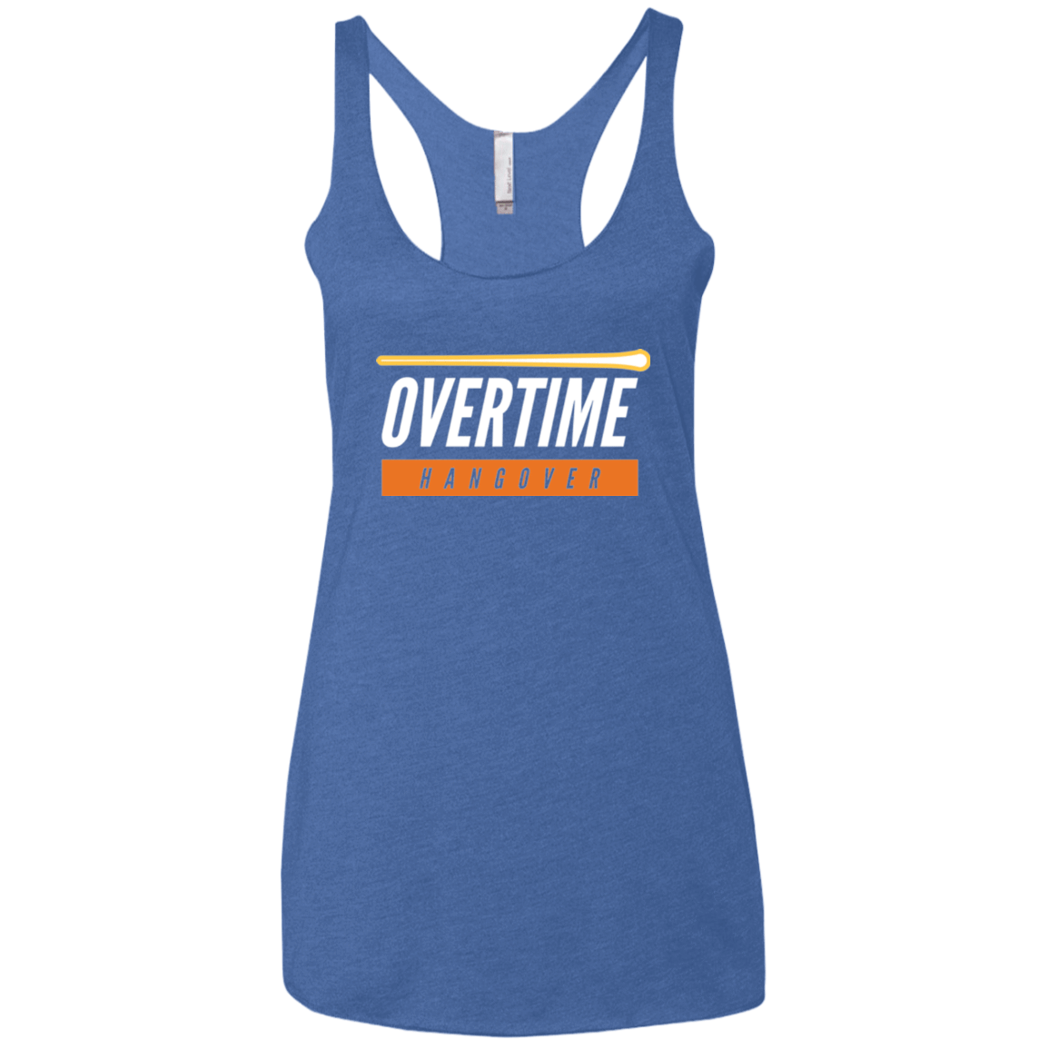 T-Shirts Vintage Royal / X-Small 99 Percent Hangover Women's Triblend Racerback Tank