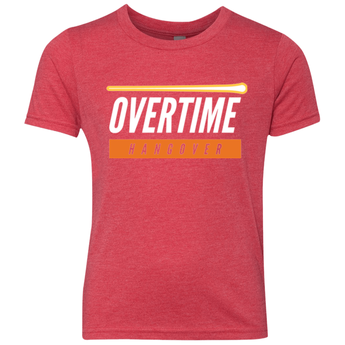 T-Shirts Vintage Red / YXS 99 Percent Hangover Youth Triblend T-Shirt