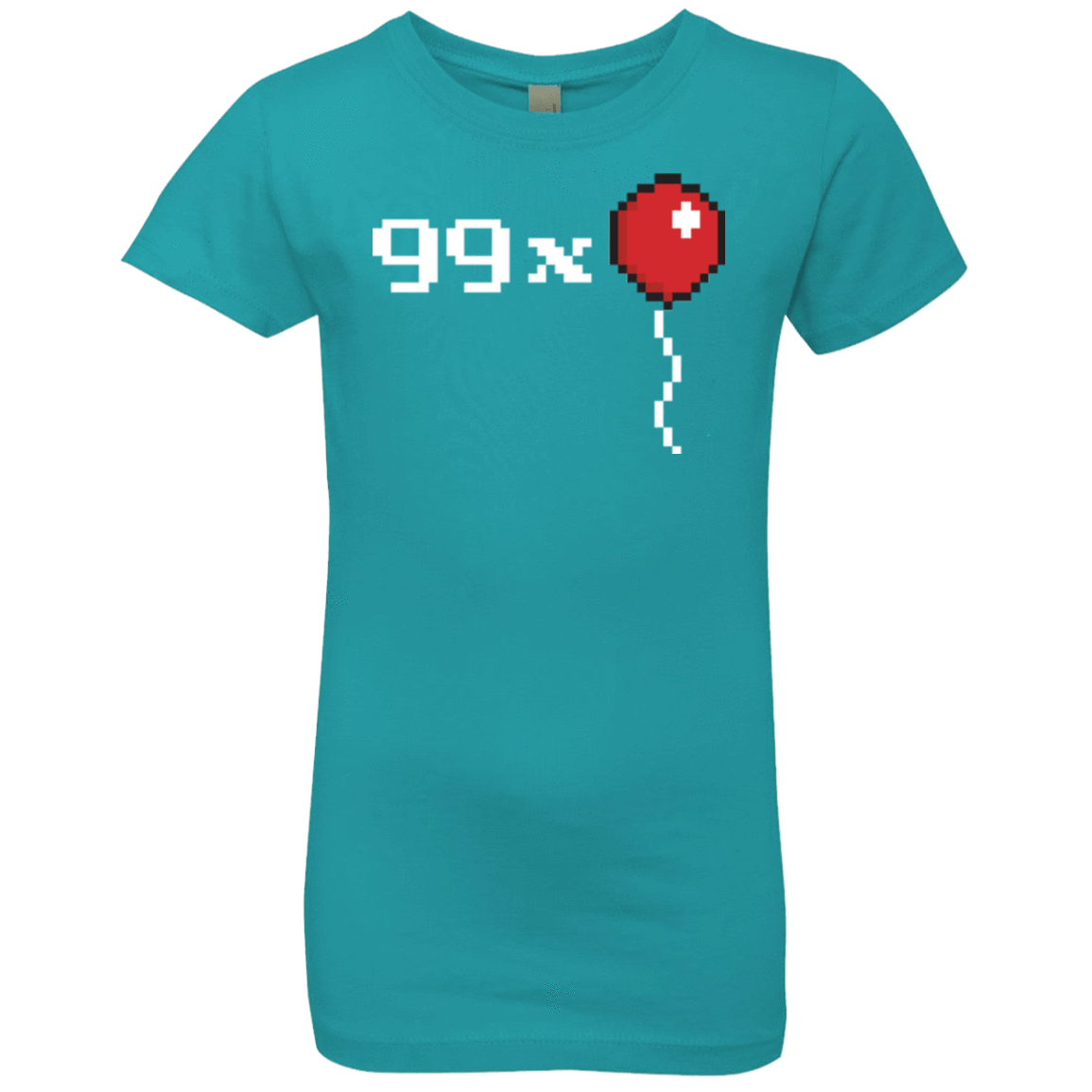 T-Shirts Tahiti Blue / YXS 99x Balloon Girls Premium T-Shirt