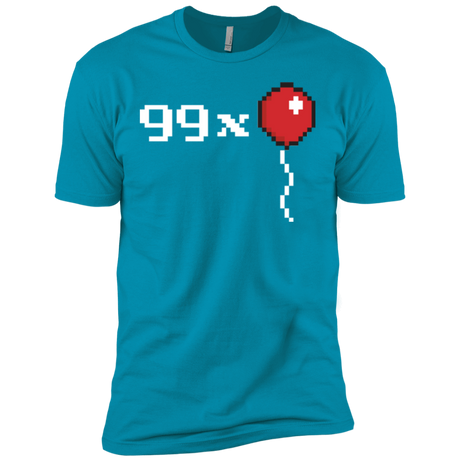 T-Shirts Turquoise / X-Small 99x Balloon Men's Premium T-Shirt