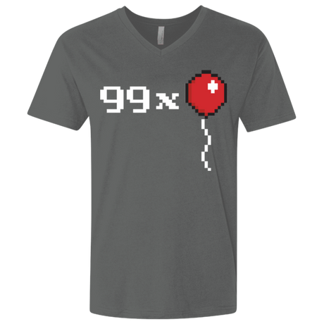 T-Shirts Heavy Metal / X-Small 99x Balloon Men's Premium V-Neck
