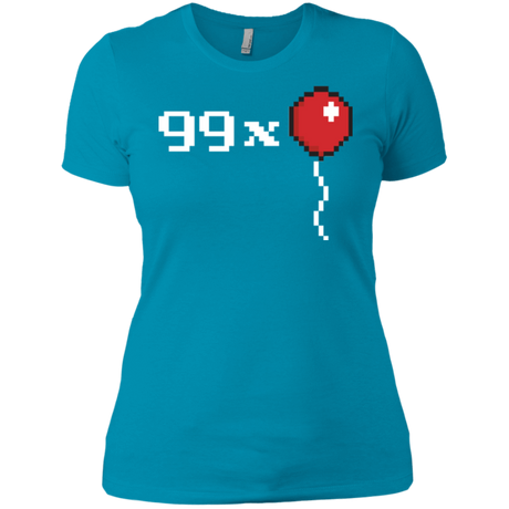 T-Shirts Turquoise / X-Small 99x Balloon Women's Premium T-Shirt