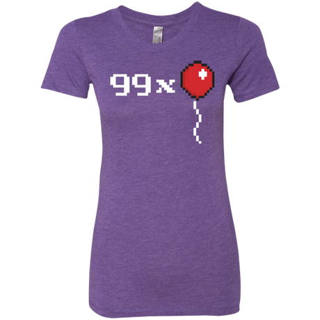 T-Shirts Purple Rush / Small 99x Balloon Women's Triblend T-Shirt