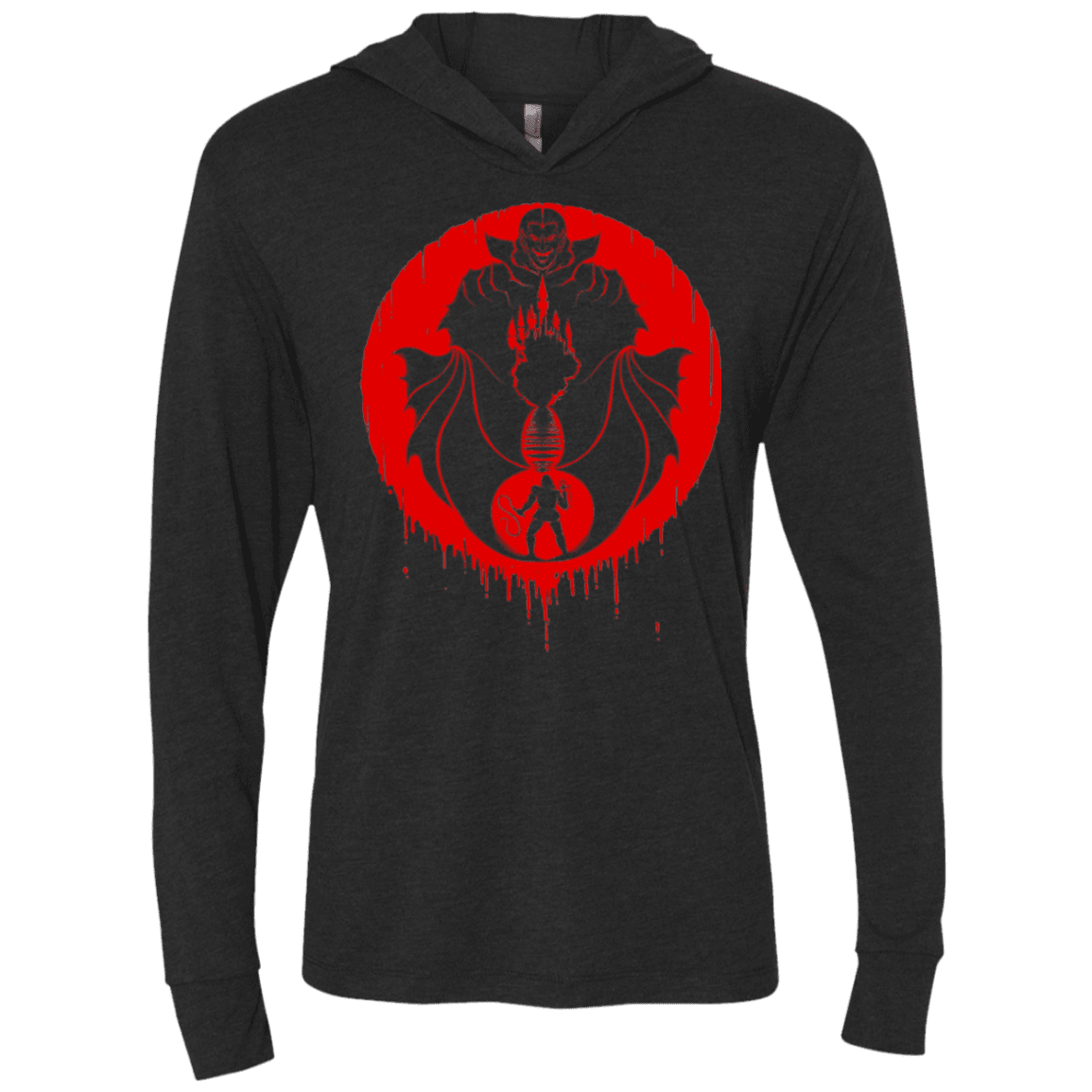 T-Shirts Vintage Black / X-Small A Belmont's Quest Pengew Triblend Long Sleeve Hoodie Tee