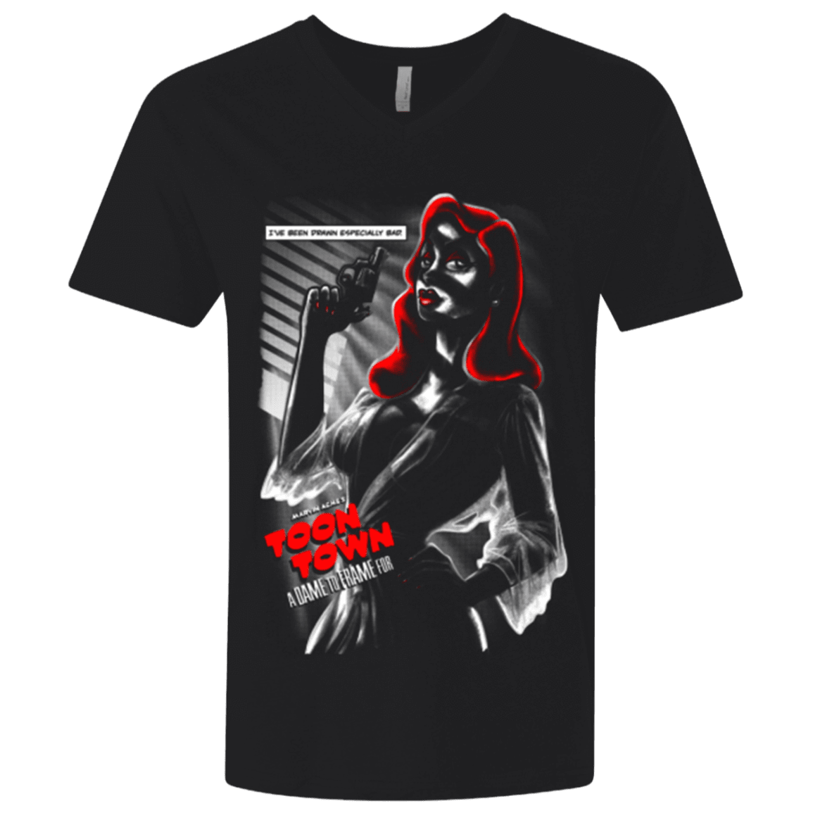 T-Shirts Black / X-Small A Dame to Frame Men's Premium V-Neck