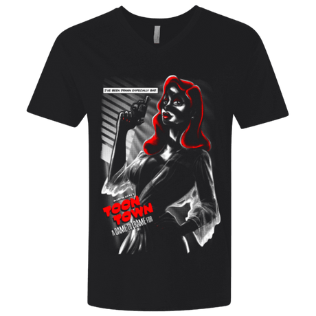 T-Shirts Black / X-Small A Dame to Frame Men's Premium V-Neck