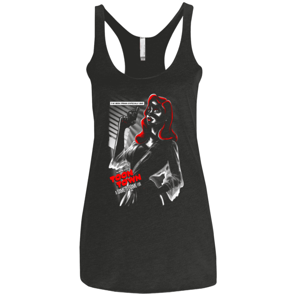 T-Shirts Vintage Black / X-Small A Dame to Frame Women's Triblend Racerback Tank