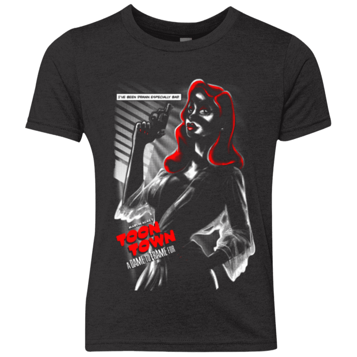 T-Shirts Vintage Black / YXS A Dame to Frame Youth Triblend T-Shirt